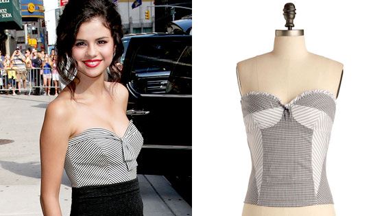 Selena Gomez, Simplest Love Corset Top Selena Gomez, Simplest Love Corset Top